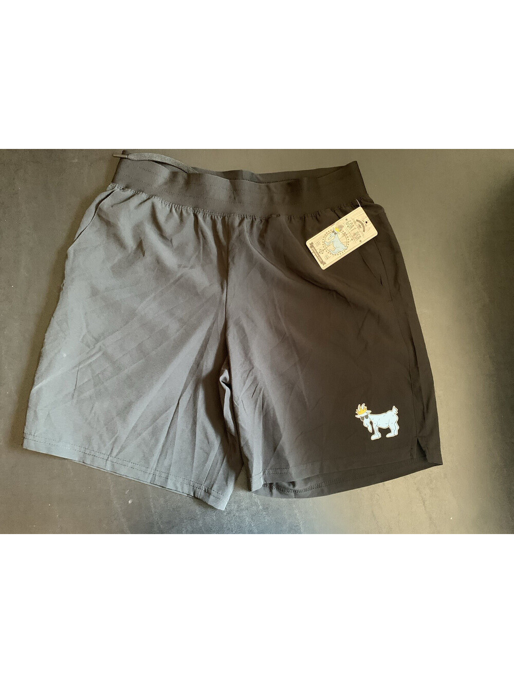 Goat USA Men's OG Athletic Shorts With Pockets Medium Black Nwt